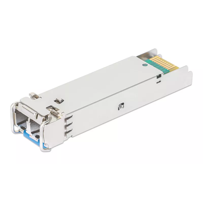 Intellinet Gigabit Fiber SFP optiline transiivermoodul 1000Base-LX (LC) ühemoodiline port, 10 km, HPE-ühilduv, hõbedane