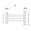 InLine modulaarkaabel RJ45 8P4C / RJ11 6P4C isane/isane 10m