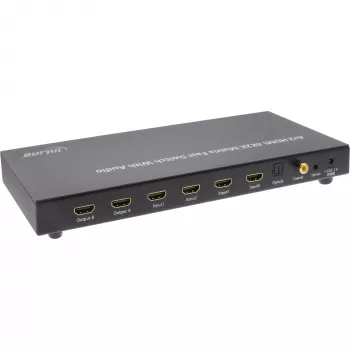 InLine HDMI-maatrikslüliti, 4K2K, 4 sisendit 2 väljundisse