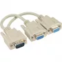 InLine VGA Y-kaabel HD15 isane / 2x HD15 emane 0,2 m