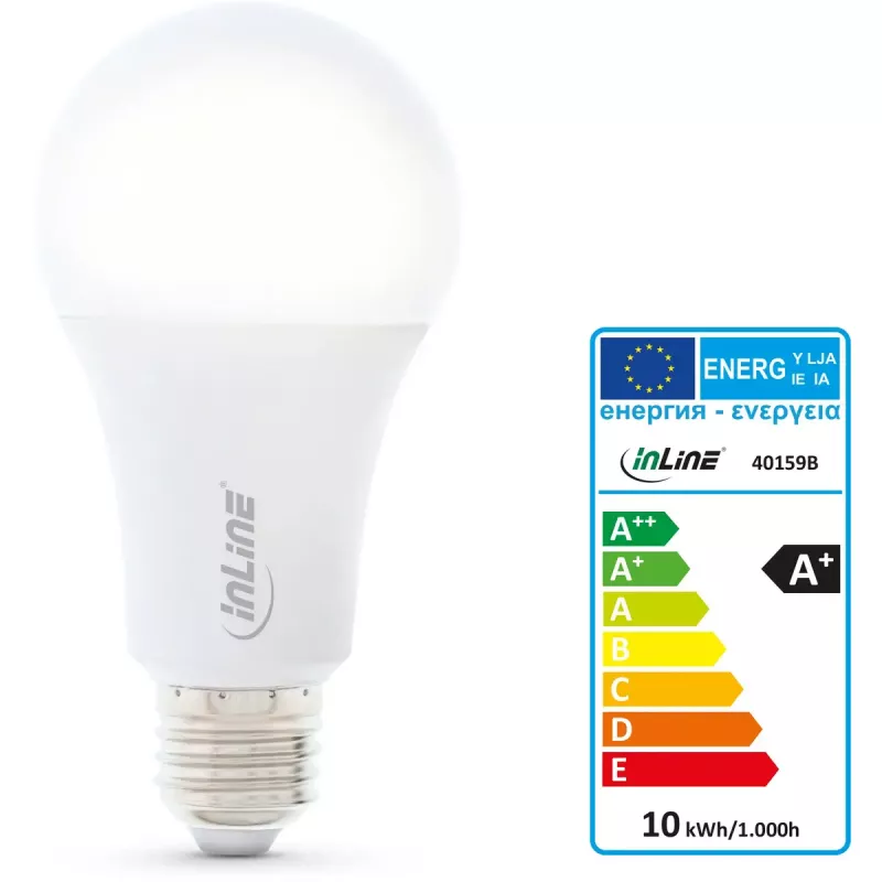 InLine SmartHome LED-pirn RGB E27, 900LM