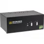 InLine laua-KVM-lüliti, 2-port, kahe monitori DisplayPort 1.2, 4K, USB 2.0