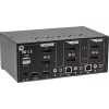 InLine laua-KVM-lüliti, 2-port, kahe monitori DisplayPort 1.2, 4K, USB 2.0