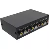 InLine AV-lüliti manuaalne 2-port 3x RCA IN/OUT komposiit must