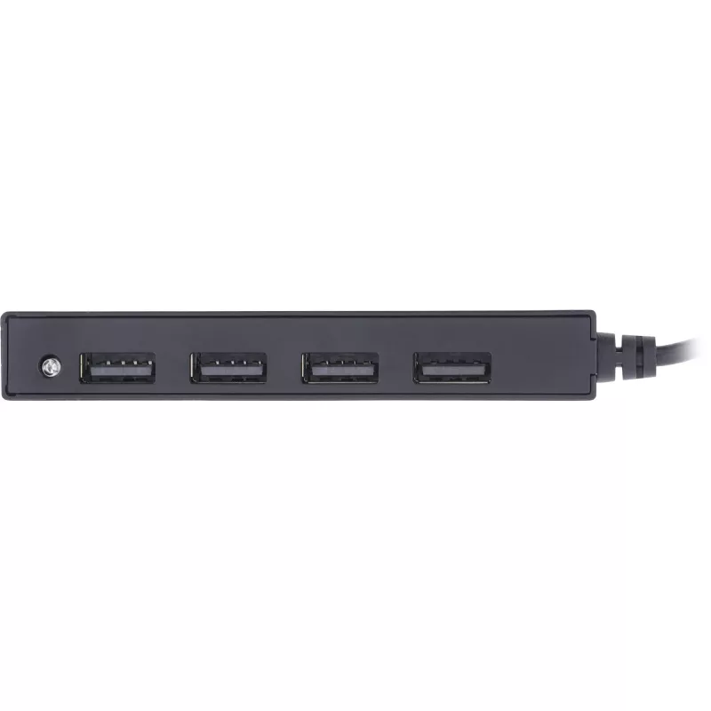 InLine USB 2.0 4-pordiline jaotur, USB-A-pistik 4x USB-A emasele, kaabel 15 cm