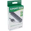 InLine USB 2.0 4-pordiline jaotur, USB-A-pistik 4x USB-A emasele, kaabel 15 cm