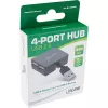 InLine USB 2.0 4-pordiline jaotur, USB-A-pistik 4x USB-A emasele, kaabel 4 cm