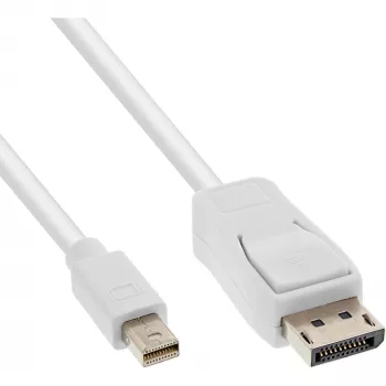 InLine Mini DisplayPort - DisplayPort kaabel valge 1 m