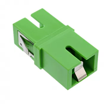 Fiiberoptiline adapter InLine 89992G simpleks SC/SC SM roheline
