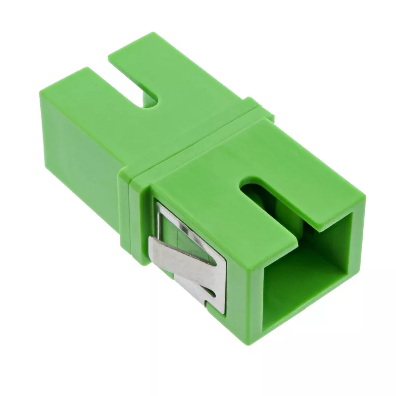 Fiiberoptiline adapter InLine 89992G simpleks SC/SC SM roheline