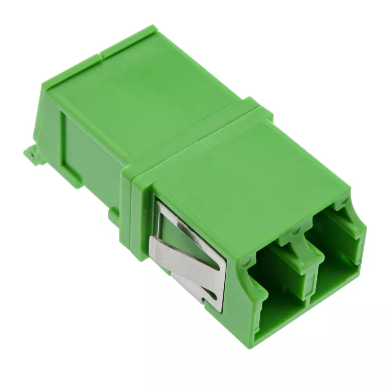 Fiiberoptiline adapter InLine 89989O LC/LC SM emane/emane roheline