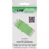 Fiiberoptiline adapter InLine 89989P LC/LC SM roheline