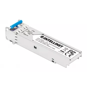 Intellinet Gigabit Fiber WDM Bi-Directional SFP Optical transiiver Module 1000Base-BX-U LC 40 km