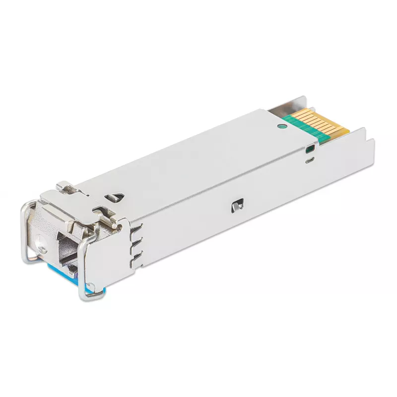 Intellinet Gigabit Fiber WDM Bi-Directional SFP Optical transiiver Module 1000Base-BX-U LC 40 km