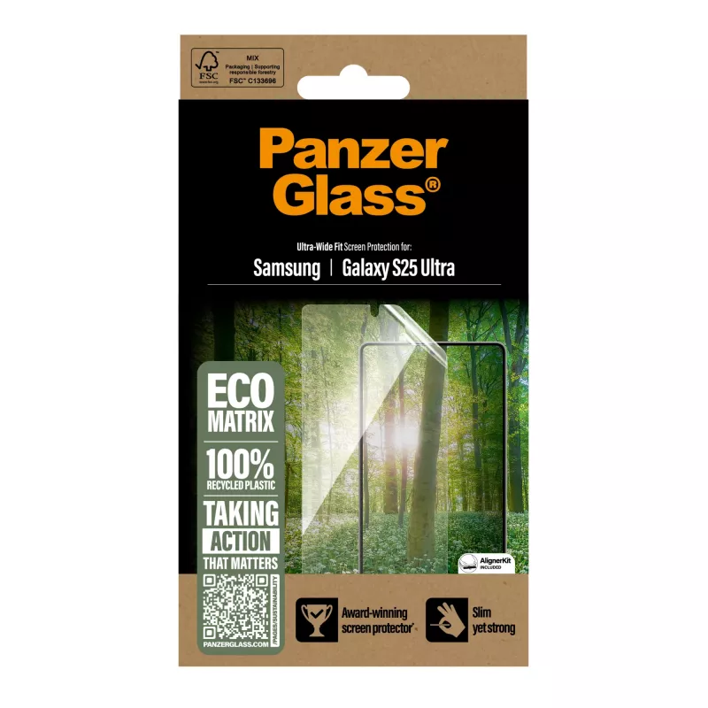 PanzerGlass® ECO MATRIX ekraanikaitse Samsung Galaxy S25 Ultra | ülilai sobivus