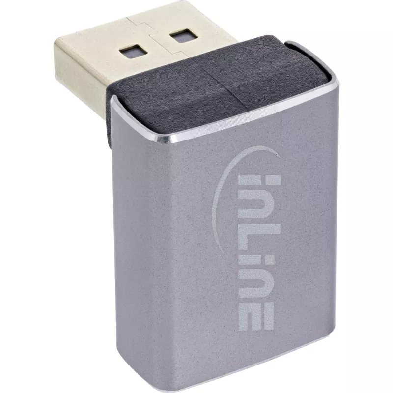 InLine 17291G kaabli soovahetaja DisplayPort Hall, Must