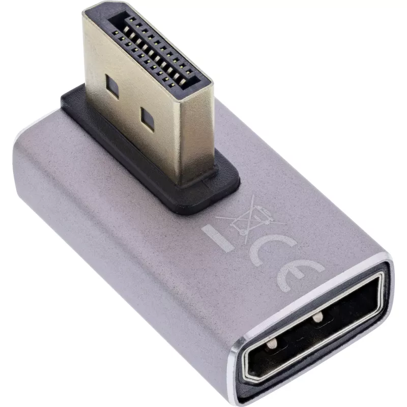DisplayPort-adapter InLine 17291H hall must kullatud