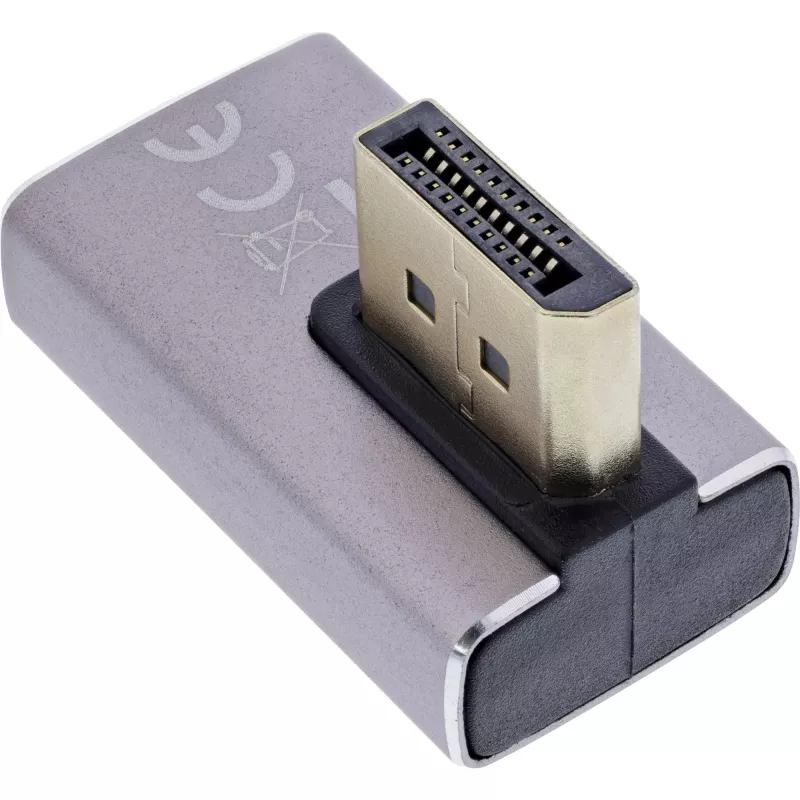DisplayPort-adapter InLine 17291H hall must kullatud