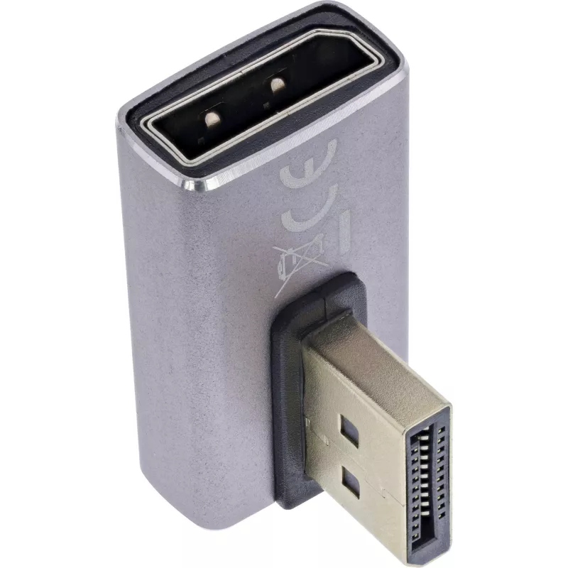 DisplayPort-adapter InLine 17291H hall must kullatud