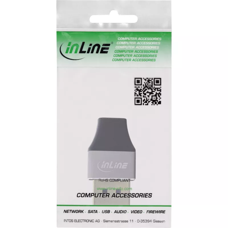 InLine 17291B kaabli soovahetaja DisplayPort Mini DisplayPort Must, Hall