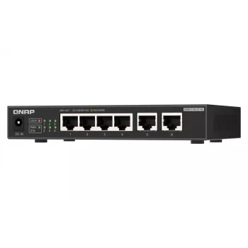 QNAP QSW-2104-2T-R2 võrgulüliti Haldamata 10G Ethernet (100/1000/10000) Lauapealne Must