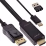 Aktiivne videomuundur InLine 17161I 3840x2160 HDMI DisplayPortiks