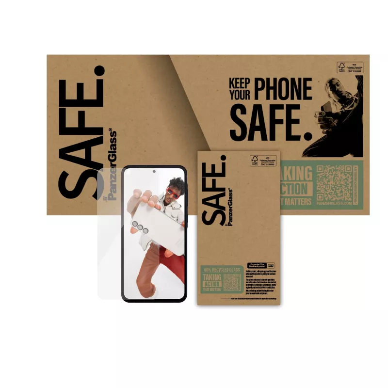 PanzerGlass SAFE. by ® ekraanikaitse Samsung Galaxy A56 5G | Ultra-Wide Fit