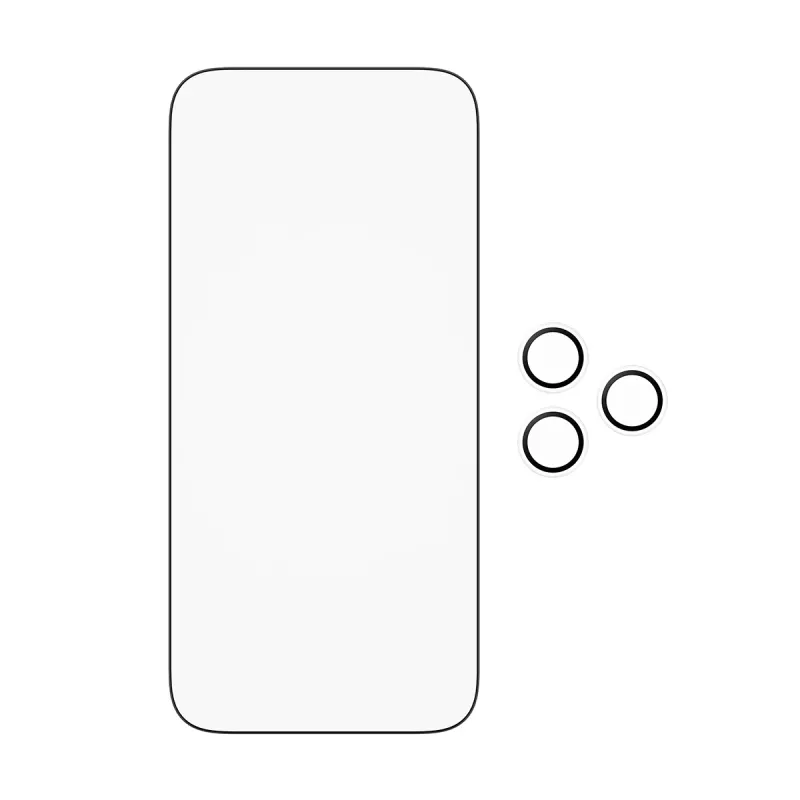 PanzerGlass 2-in-1 Essentials Bundle iPhone 17 Pro Max kriimustus- ja põrutuskindel