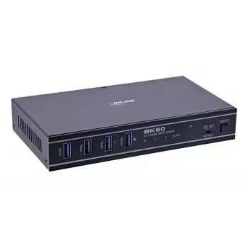 InLine 57885C KVM-lüliti riiulipaigaldusega, must