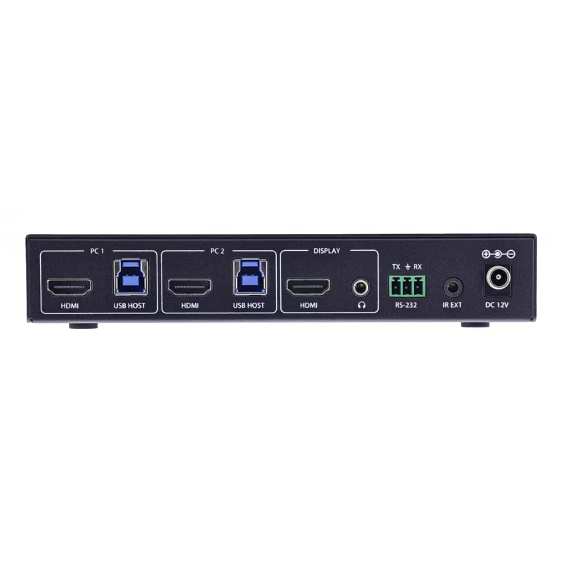 InLine 57885C KVM-lüliti riiulipaigaldusega, must