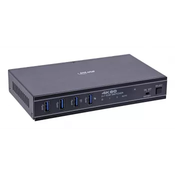 InLine 57885E KVM-lüliti Rack'i paigaldus Must