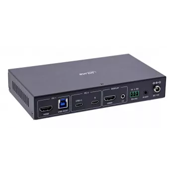 InLine 57885E KVM-lüliti Rack'i paigaldus Must