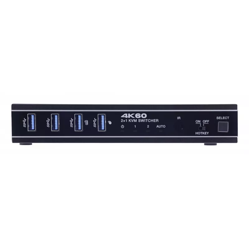 InLine 57885E KVM-lüliti Rack'i paigaldus Must