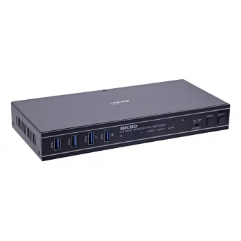 InLine 57885H KVM-lüliti Racki paigaldus Must