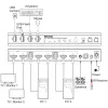 InLine 57885H KVM-lüliti Racki paigaldus Must