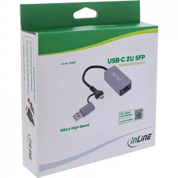 InLine 33380T võrgukaart Ethernet 5000 Mbit/s