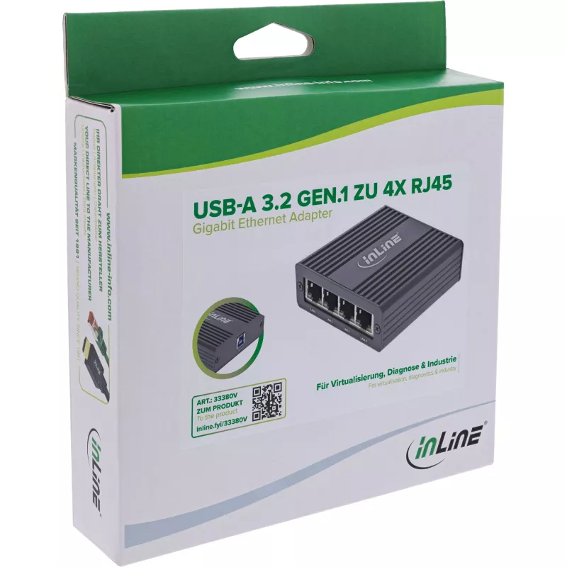 InLine 33380V võrgukaart Ethernet 1000 Mbit/s