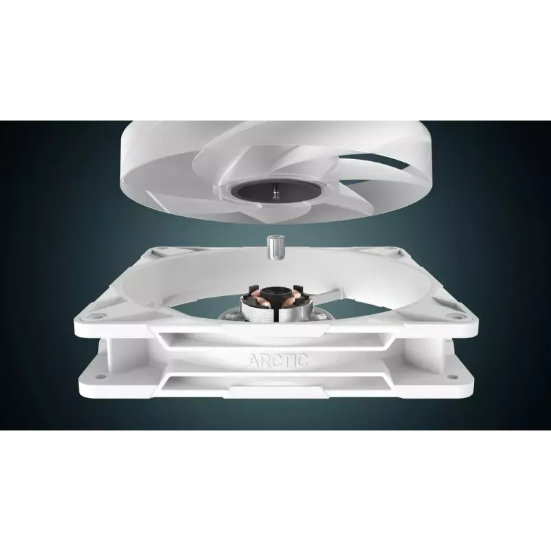 ARCTIC Freezer P14 Pro A-RGB (Valge) - 3-pakk 140 mm A-RGB PWM ventilaatorit kaablijaoturiga