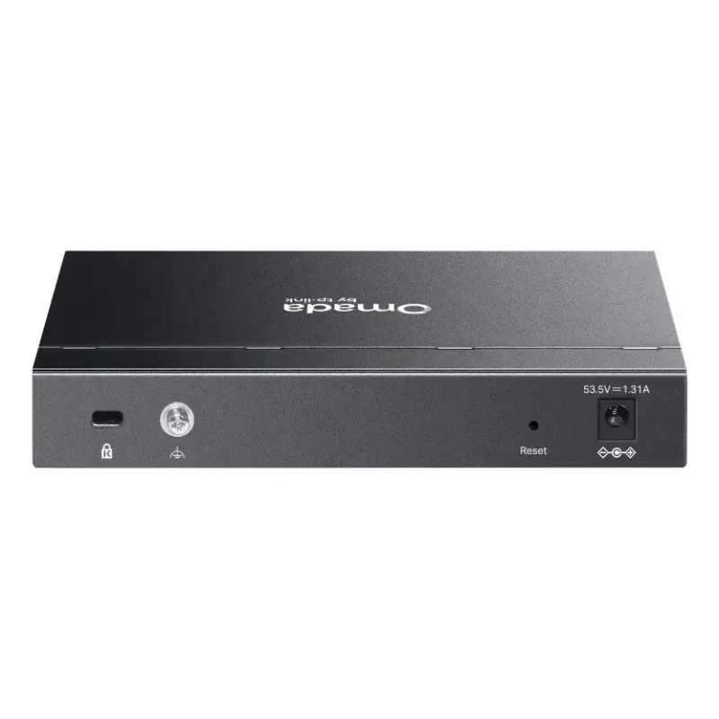 TP-Link Omada ES208GP võrgulüliti hallatav L2 Gigabit Ethernet (10/100/1000) Power over Ethernet (PoE) DIN-liist must