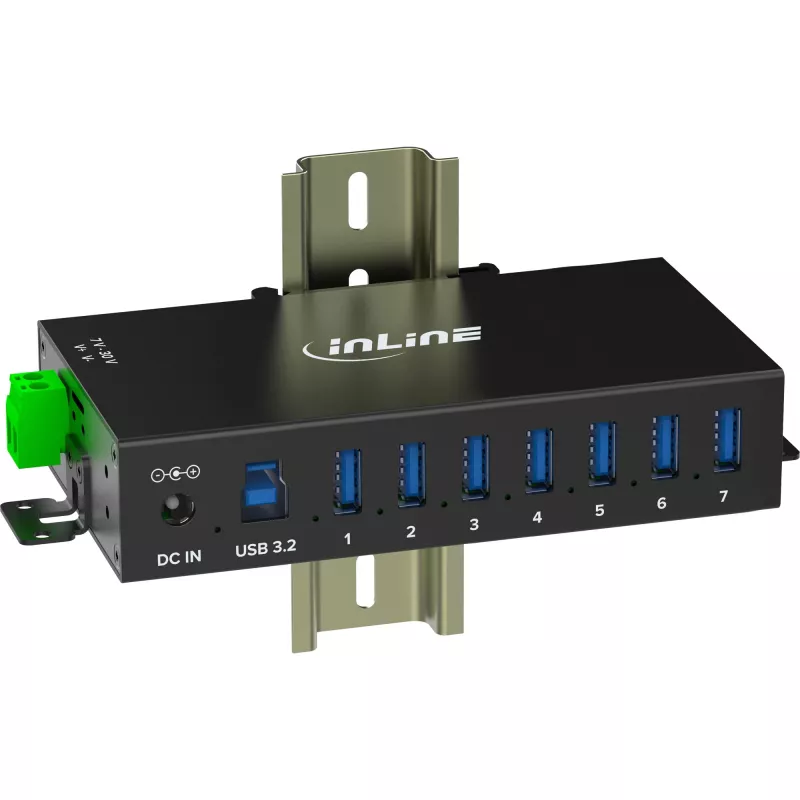 InLine 35396B liidesejaotur USB 3.2 Gen 1 (3.1 Gen 1) Type-B 5000 Mbit/s must