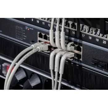 Digitus CAT 6A F-FTP Painduv patch-kaabel Vask 0,5 m Hall