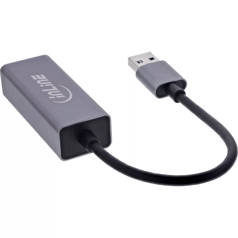 InLine 33380P liidesekaardid/adapter RJ-45 USB Type-A-pistik 1 Gbit/s