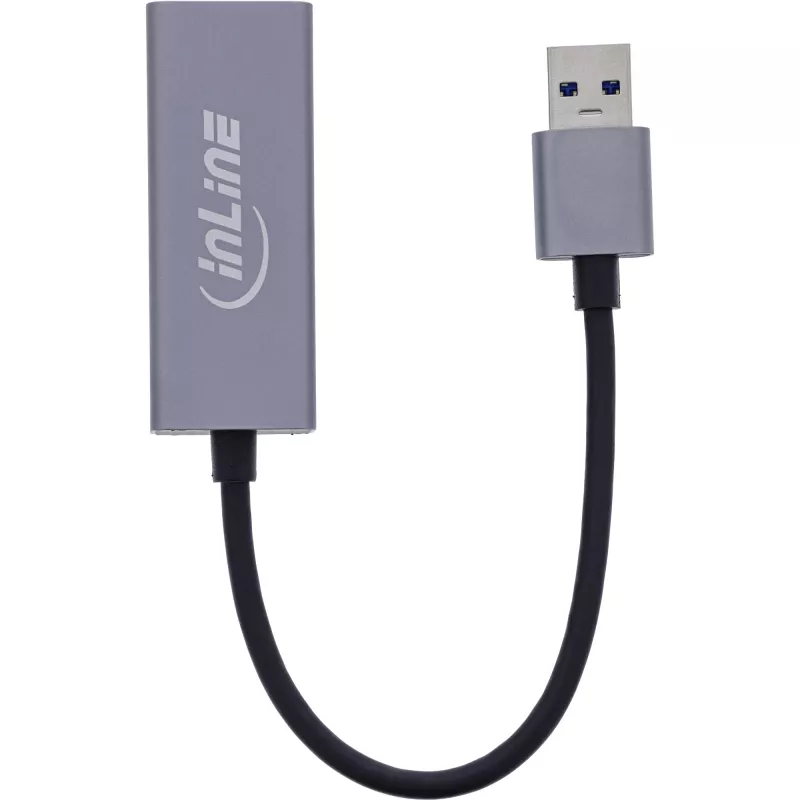 InLine 33380P liidesekaardid/adapter RJ-45 USB Type-A-pistik 1 Gbit/s