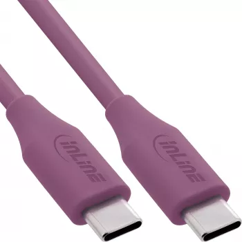 InLine 35892P USB-kaabel USB 2.0 2 m USB C Violetne