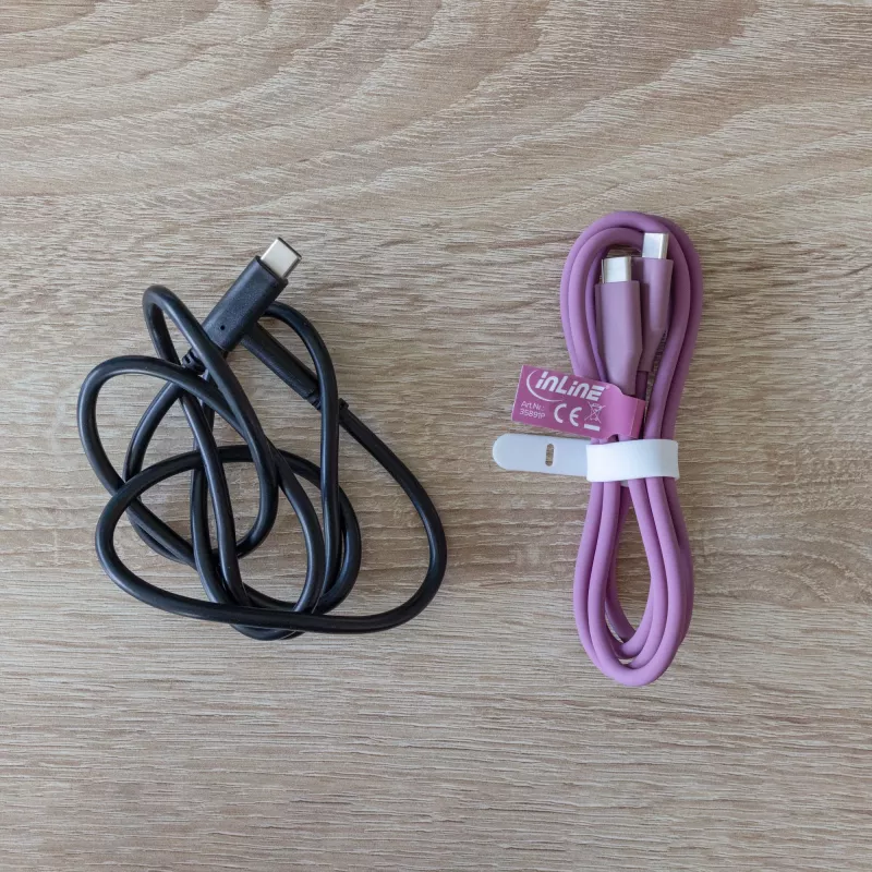 InLine 35892P USB-kaabel USB 2.0 2 m USB C Violetne