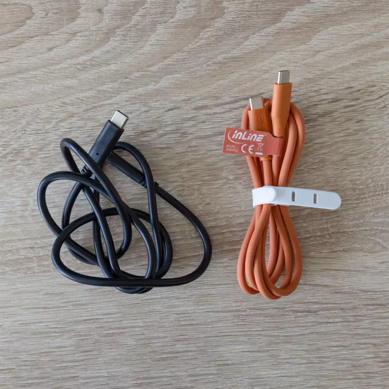 USB kaabel InLine 35892O 2m USB C oranž USB 2.0 0.48 Gbit/s