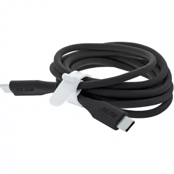 USB-kaabel InLine 35892 2m USB C Must USB 2.0 0,48 Gbit/s