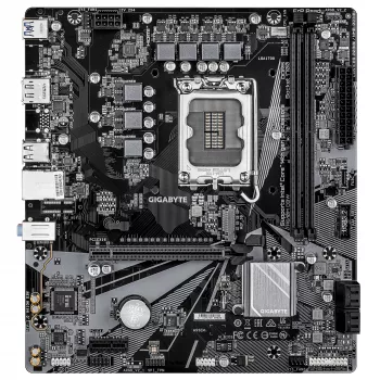 Emaplaat GIGABYTE H610M D3W LGA1700 12.–14. põlvkonna Inteli protsessoritele, 5+1+1 VRM, DDR5 kuni 5600 MHz, 128 GB, PCIe 3.0 M.2, 1GbE, USB 3.2 Gen1