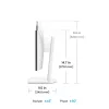 Arvutimonitor BenQ GW2490TC 24 tolli (61 cm) IPS Full HD 1920x1080 LED, 5 ms, 178° vaatenurk, sisseehitatud kõlarid, VESA, must/valge