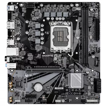 GIGABYTE H610M D3W WIFI6 emaplaat – toetab 14. põlvkonna Inteli Core protsessoreid, 5+1+1 faasi VRM, kuni 5600 MHz DDR4, 1xPCIe 3.0 M.2, Wi-Fi 6, 1GbE LAN, USB 3.2 Gen 1